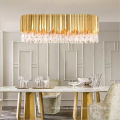 Gold Contemporary Modern luxury Style light crystal ceiling LED crystal light chandelier for Bedroom Living Room